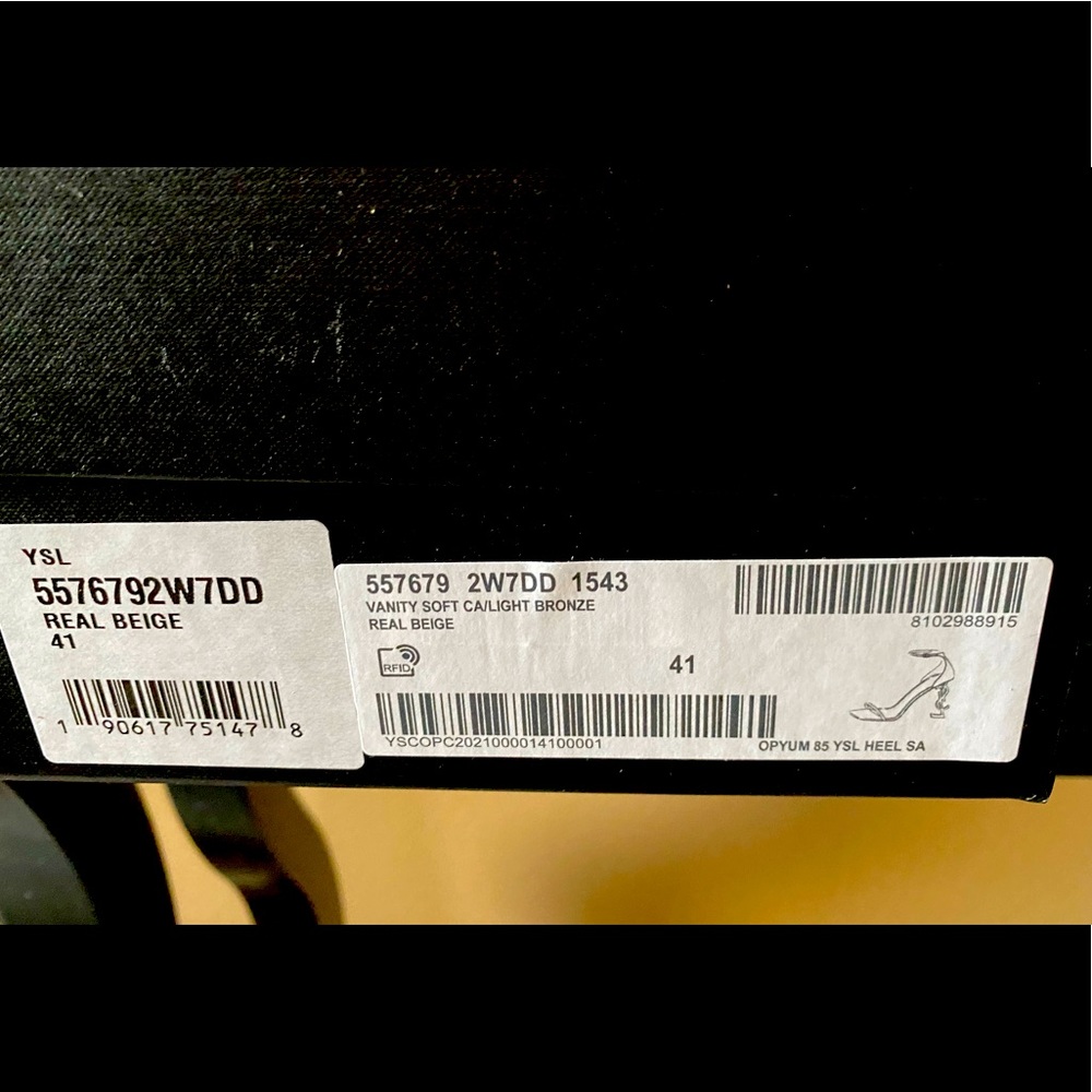 BRAND NEW**EU41 YSL 85 OPYUM GOLD HEEL